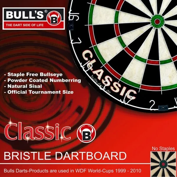 Bulls Classic Bristle Dartboard
