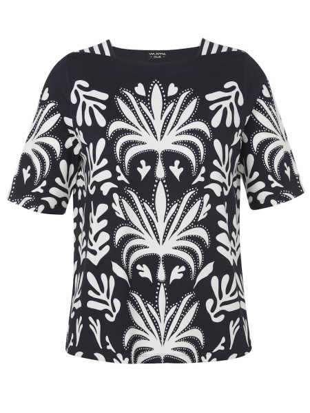 T-Shirt Karree 1/2 Arm Druck