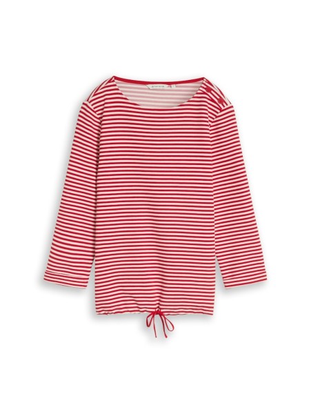 Langarmshirt mit Knopf-Details