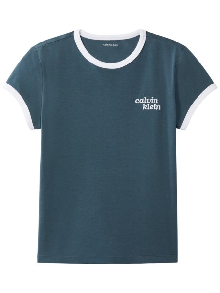 SS SLIM LOGO RINGER TEE