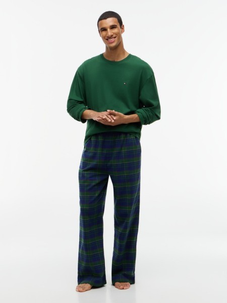 LS JERSEY TOP FLANNEL SF SET