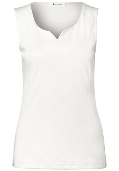 Basic Top mit Herzausschnitt