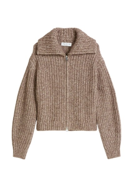 Zip-Cardigan relaxed