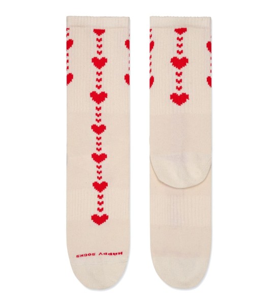 Hearts Sneaker Sock