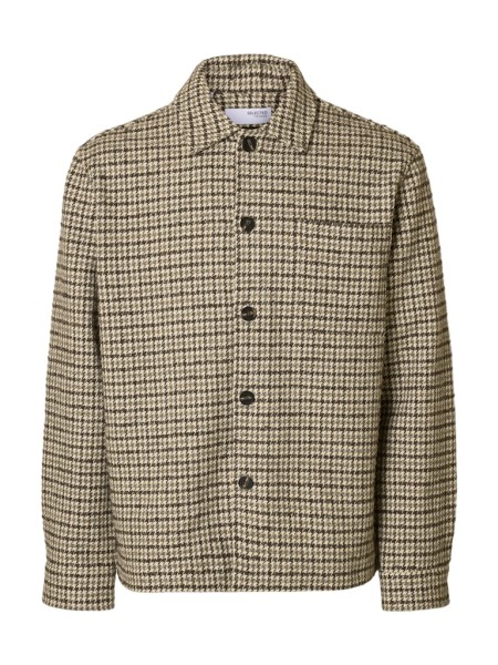 SLHREGARI WOOL BLEND NF UNDYED OVERSHIRT