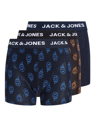 JACDALE SMILEY TRUNKS 3 PACK JNR
