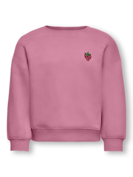 KMGSWEAT L/S CREW EMB LOOSE SWT NOOS