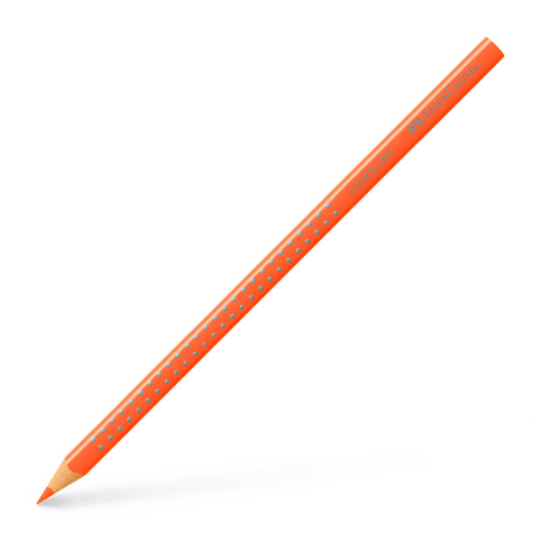 Faber-Castell 112403 Colour Grip Buntstift, orange neon