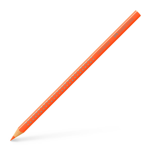 Faber-Castell 112403 Colour Grip Buntstift, orange neon