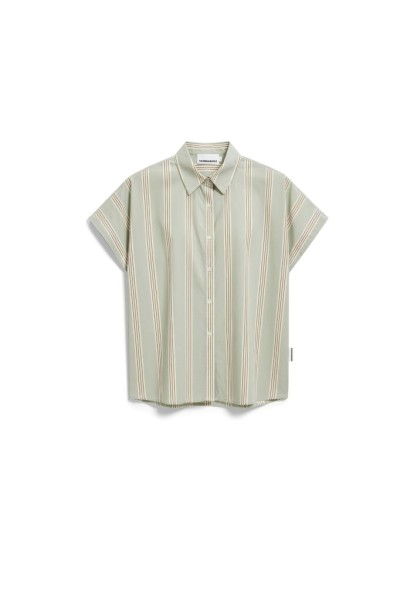 STRIPE POPLIN LARISAANA BLOUSE