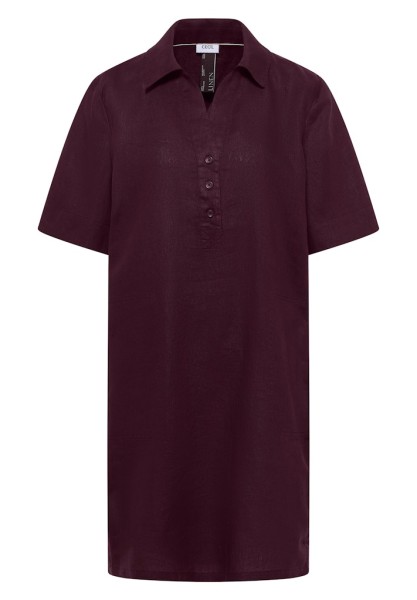 Knielanges Kleid aus reinem Leinen