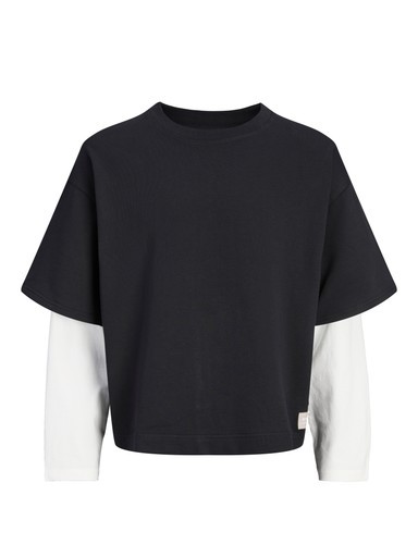 JCOECHO DOUBLE LAYERED SWEAT CN JNR