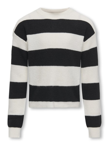 KOGFRANCA LIFE SHORT L/S STRIPE KNT NOOS