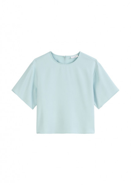 Crop-Blusenshirt relaxed