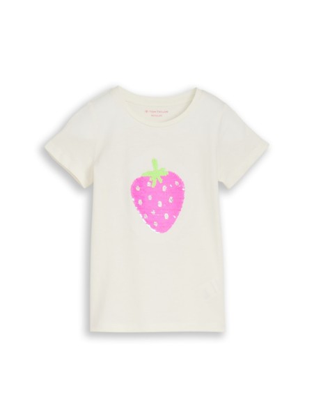 T-Shirt mit Wendepailletten