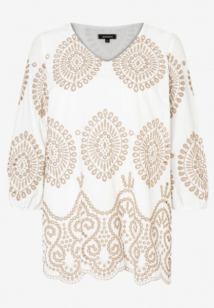 Spitzentunika weiß/beige Sommer-Kollektion