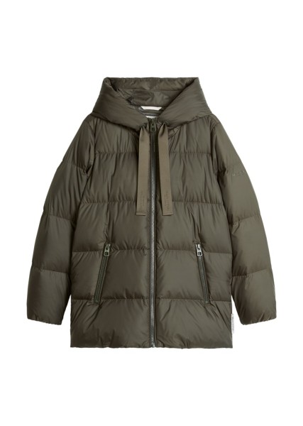 Puffer-Daunenjacke mit Kapuze regular