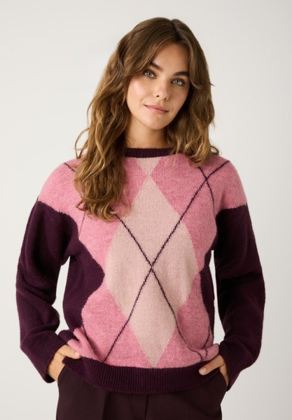 Pullover mit Argyle-Muster