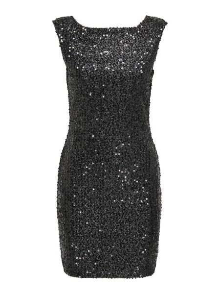 JDYTINA S/L SEQUINS SHORT DRESS JRS