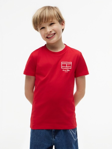 OUTLINE FLAG GRAPHIC T-SHIRT SS