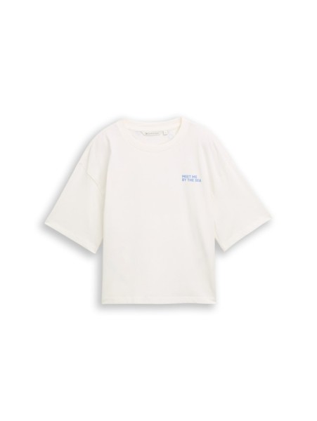 Boxy Fit T-Shirt mit Rückenprint