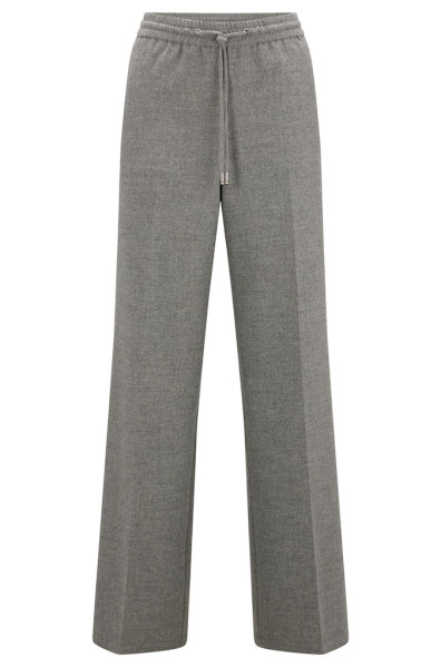 Realxed-Fit Hose aus merliertem Stretch-Jersey