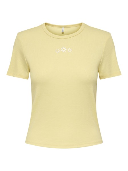 ONLDANIELLA S/S RIB TOP CS JRS