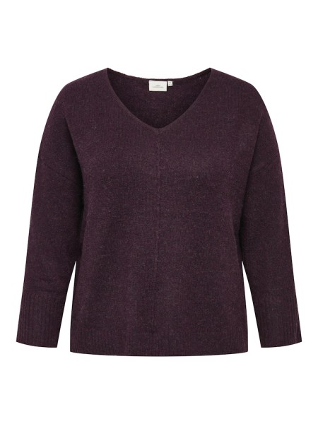 CARWHITNEY LS V-NECK KNT