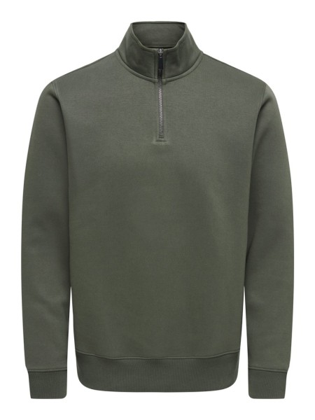ONSCERES HALF ZIP SWEAT NOOS