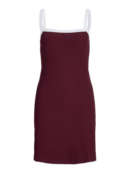 JXFIFI STR SL RIB MINI DRESS JRS