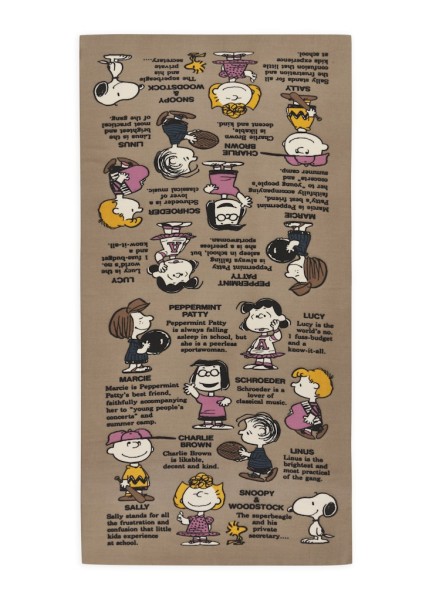 Schal mit Peanuts-Charakteren