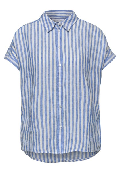 Dropped Shoulder Bluse aus Leinen