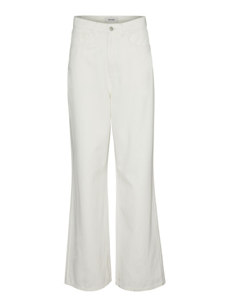 VMREBECCA SHR REG WIDE ECRU JEANS VMA