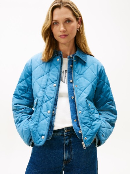 PADDED FLAG QUILTED JACKET