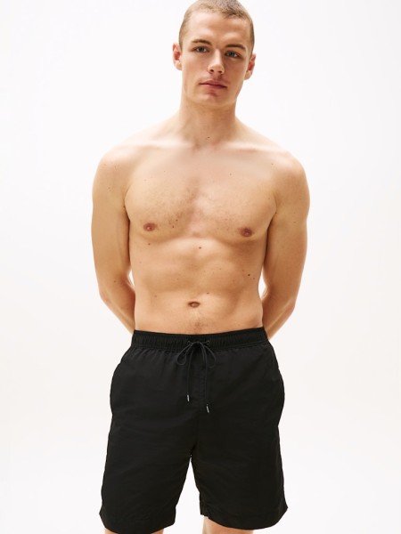 Essential Flag Long Length Swim Shorts