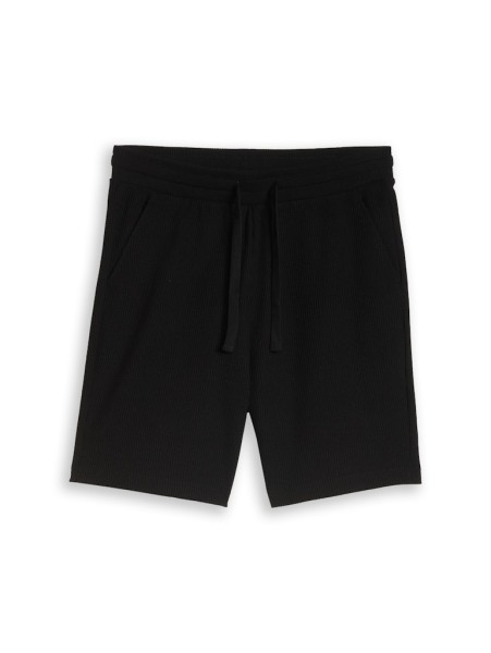 Relaxed Shorts mit Waffelstruktur