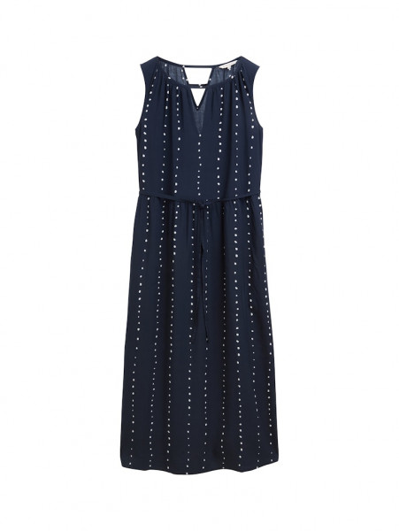 Maxi-Kleid mit Eingriffstaschen