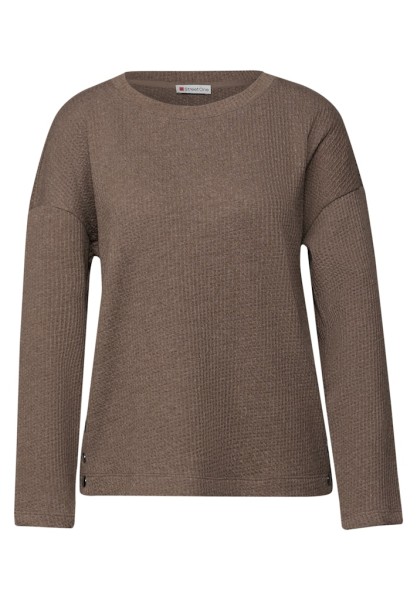 Strukturshirt mit Knöpfen