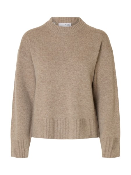 SLFCILLE CASHMERE BLEND LS KNIT O-NECK
