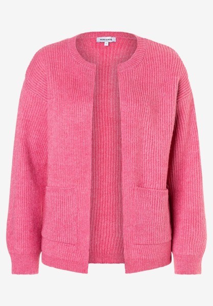 Rippen-Cardigan