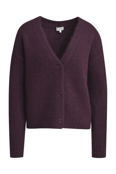 Normal fitted Cardigan with 1/1 sleeves and button placket