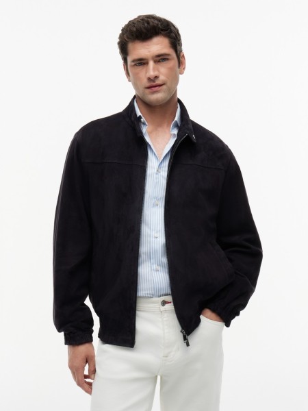 DC ESSENTIAL LEATHER JACKET