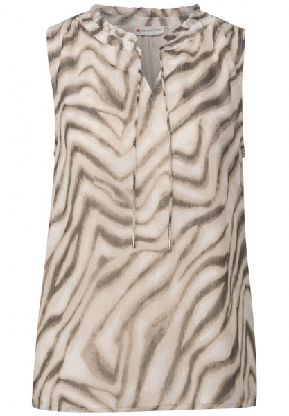 Chiffon Blusentop mit Print