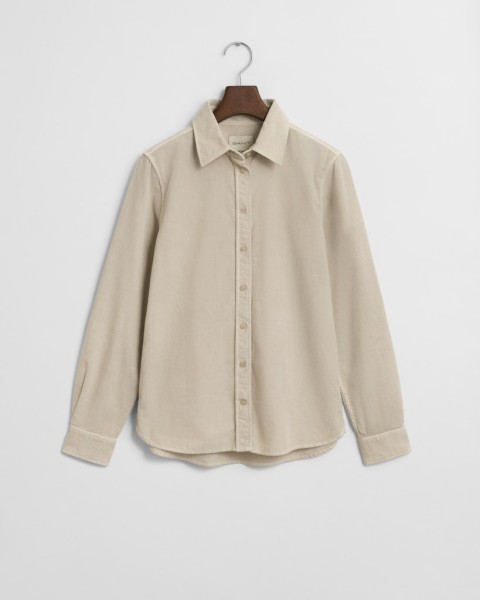 Regular Fit Cordbluse