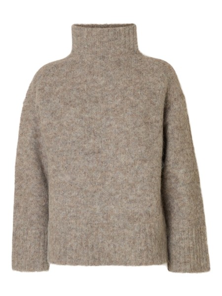 SLWGABRIELLA LS KNIT HIGH NECK NOOS