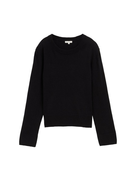 Strickpullover mit Rundhalsausschnitt