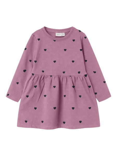 NMFDAVINA LS SWEAT BRU DRESS NOOS