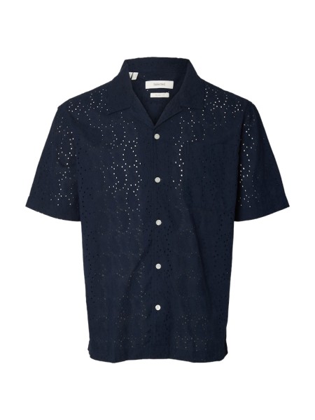 SLHRLXJAX BRODERIE SS SHIRT