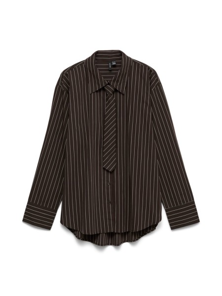 VMANYA LS LOOSE TIE SHIRT WVN