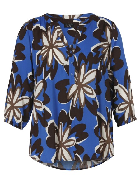 Tunika V-Ausschnitt 3/4 Arm Druck